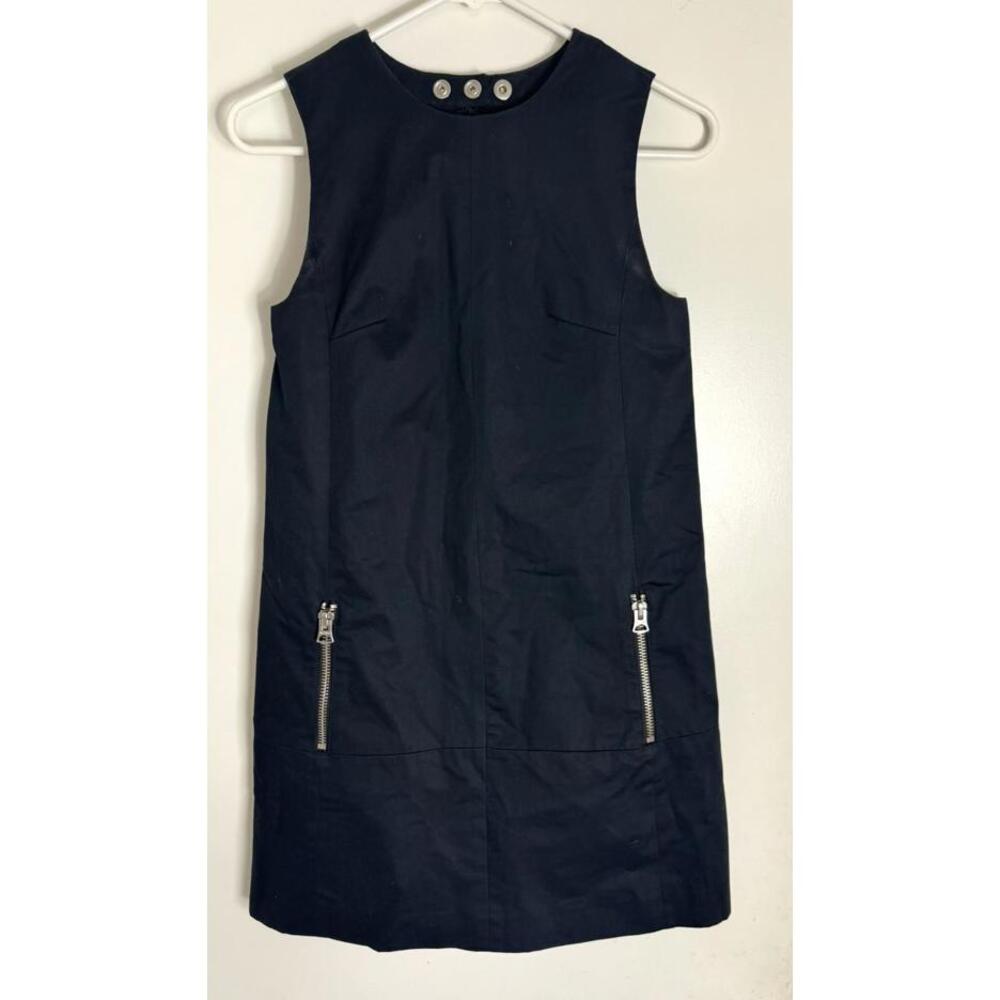 Acne Studios Black Women's Sleeveless Zipper Dress Size EU 32 US Small